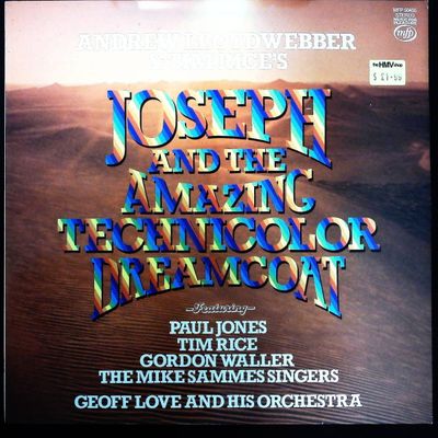 Sale Photo Thumbnail #445: Andrew Lloyd Webber & Tim Rice Joseph And The Amazing Technicolor Dreamcoat UK Vinyl LP MFP 50455
