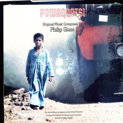 Sale Photo Thumbnail #116: Philip Glass Powaqqatsi Original Motion Picture Soundtrack Vinyl LP 1988 First Pressing