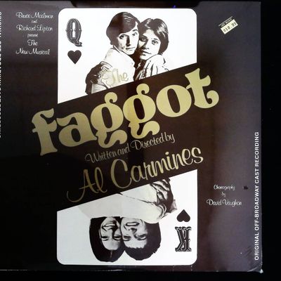Sale Photo Thumbnail #180: Original Off-Broadway Cast Recording LP Jacket for the 1973 Musical faggot