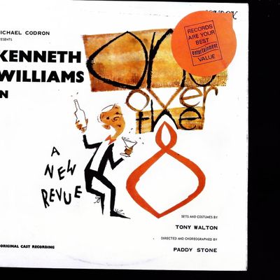 Sale Photo Thumbnail #435: Kenneth Williams One Over The Eight Original Cast Recording LONDON LP 1961