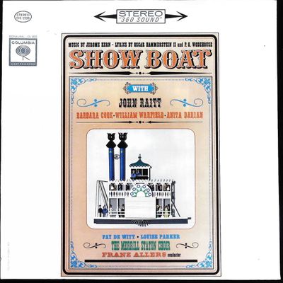 Sale Photo Thumbnail #503: Show Boat by Jerome Kern 1962 Studio Cast LP Record