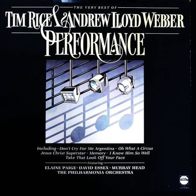Sale Photo Thumbnail #272: Tim Rice & Andrew Lloyd Webber Performance LP, Telstar STAR 2262