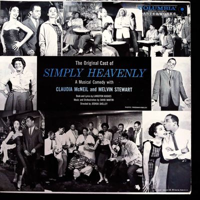 Sale Photo Thumbnail #512: The Original Cast Recording Simply Heavenly Columbia Masterworks OL 5240 1957