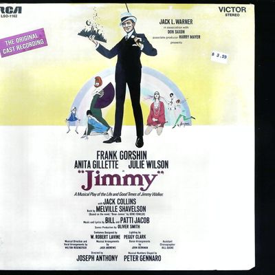 Sale Photo Thumbnail #169: Jimmy Original Broadway Cast Recording LP Record
