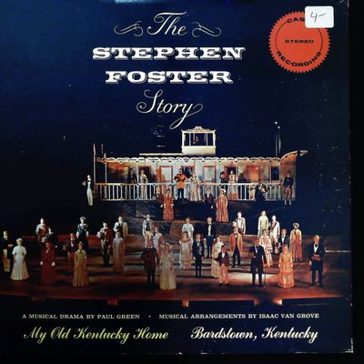 Sale Photo Thumbnail #528: The Stephen Foster Story Cast Recording LP Bardstown Kentucky State Parks
