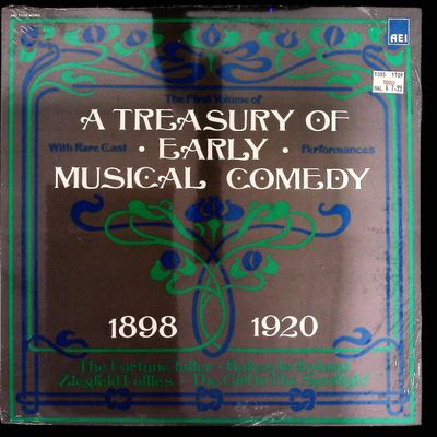 Sale Photo Thumbnail #575: AEI Treasury of Early Musical Comedy Volume One Sealed Vinyl LP