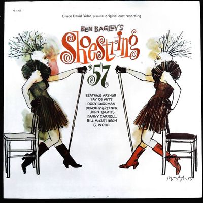 Sale Photo Thumbnail #501: Ben Bagley's Shoestring '57 Original Cast Recording Vinyl LP
