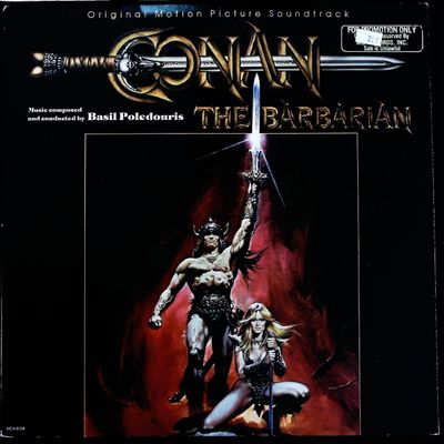 Sale Photo Thumbnail #9: Basil Poledouris Conan The Barbarian Original Motion Picture Soundtrack Promo LP