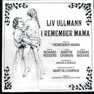 Sale Photo Thumbnail #311: I Remember Mama 1979 Broadway Cast Promotional LP Record