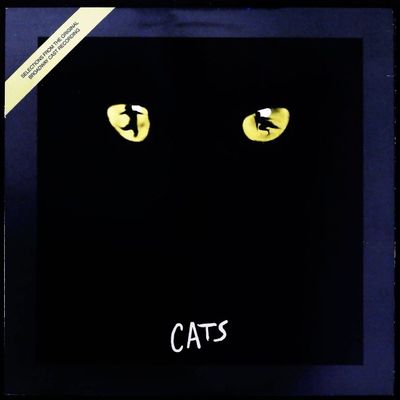 Sale Photo Thumbnail #214: Andrew Lloyd Webber Cats Selections from the Original Broadway Cast Recording Vinyl LP Geffen