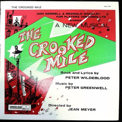 Sale Photo Thumbnail #240: The Crooked Mile Original Cast Recording LP Vinyl AEI 1115 Mono