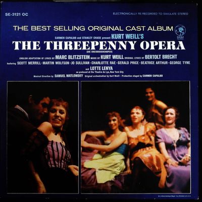 Sale Photo Thumbnail #540: Kurt Weill The Threepenny Opera Original Off-Broadway Cast Album MGM Records SE-3121 OC