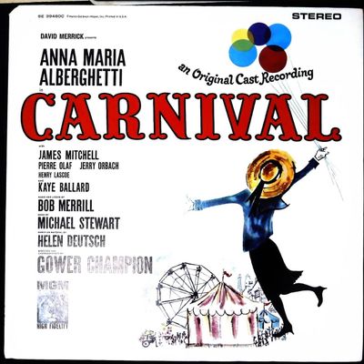 Sale Photo Thumbnail #209: Carnival! Original Broadway Cast Recording MGM Records Stereo Vinyl LP SE 3946 OC