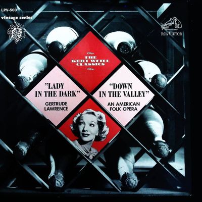 Sale Photo Thumbnail #298: The Kurt Weill Classics: Lady In The Dark / Down In The Valley, RCA Victor LPV-503 LP Record