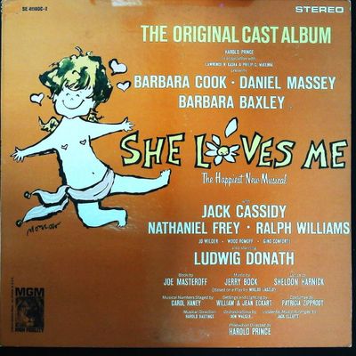 Sale Photo Thumbnail #497: She Loves Me Original Cast Album Double LP Stereo MGM SE 4118OC-2 Barbara Cook