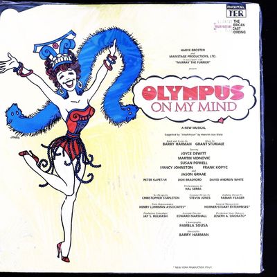 Sale Photo Thumbnail #163: Original LP Sleeve for Olympus On My Mind 1987 American Cast Recording