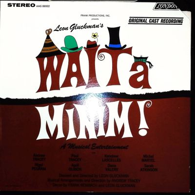 Sale Photo Thumbnail #584: Leon Gluckman's Wait a Minim! Original Broadway Cast Recording Vinyl LP London Records AMS 88002