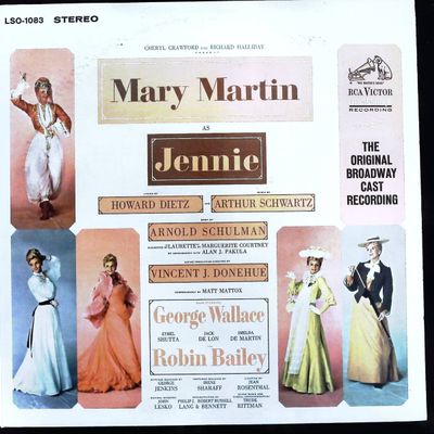 Sale Photo Thumbnail #334: Mary Martin as Jennie Original Broadway Cast Recording LP Record
