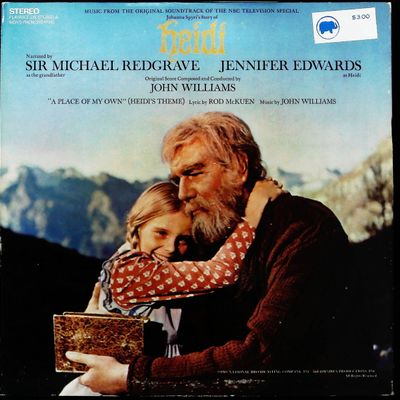 Sale Photo Thumbnail #67: John Williams Heidi Original Soundtrack Recording Vinyl LP Capitol Records SKAO 2995