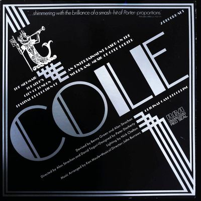Sale Photo Thumbnail #231: COLE Original Cast Recording 2-Record Set RCA Red Seal CRL2-0564