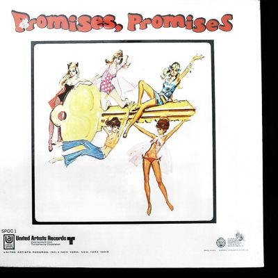 Sale Photo Thumbnail #460: Promotional LP Sleeve for Promises, Promises United Artists Records 1969