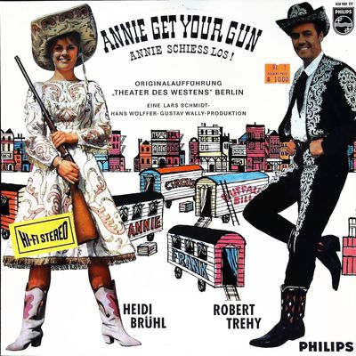 Sale Photo Thumbnail #188: Annie Get Your Gun Original German Production Philips LP Record Album