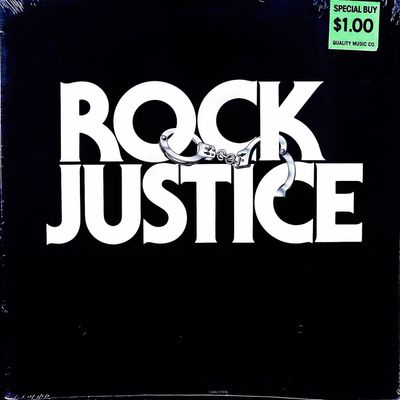Sale Photo Thumbnail #475: Rock Justice Original Cast EMI America Gate-Fold Record and Cover
