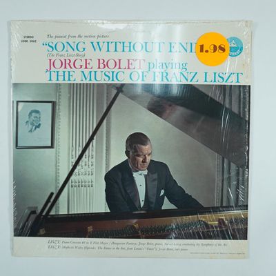 Sale Photo Thumbnail #78: Jorge Bolet Song Without End: The Music of Franz Liszt Vintage Vinyl LP