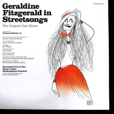 Sale Photo Thumbnail #297: Geraldine Fitzgerald Streetsongs Original Cast Album LP Painted Smiles PS 1347