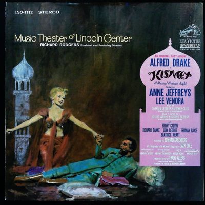 Sale Photo Thumbnail #360: RCA Victor Kismet Music Theater of Lincoln Center Original Cast Recording LSO-1112