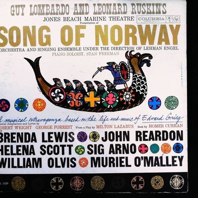 Sale Photo Thumbnail #519: Columbia LP CL 1328 Guy Lombardo Song of Norway Promotional Pressing