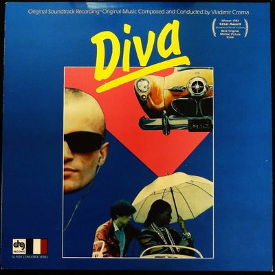Sale Photo Thumbnail #155: Vladimir Cosma, Diva Soundtrack DRG Records 1982 LP