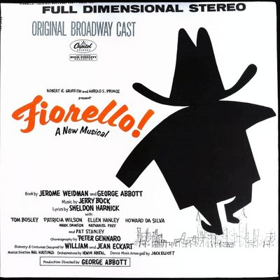 Sale Photo Thumbnail #289: Fiorello! Original Broadway Cast Recording LP, Capitol SWAO 1321