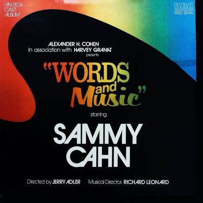 Sale Photo Thumbnail #481: Words and Music Original Broadway Cast Recording Starring Sammy Cahn RCA Red Seal LRL1-5079