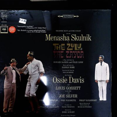 Sale Photo Thumbnail #609: The Zulu & The Zayda Original Broadway Cast Recording Columbia Masterworks KOS 2880