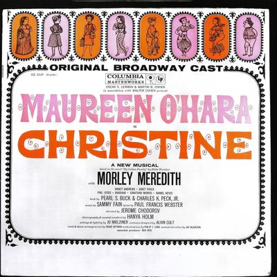 Sale Photo Thumbnail #223: Maureen O'Hara in Christine Original Broadway Cast Recording Columbia Masterworks OL 5520