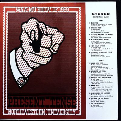 Sale Photo Thumbnail #455: Northwestern Waa-Mu Show - Present Tense Cast RCA Custom 1969