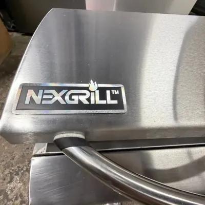 Nexgrill Stainless Steel Tabletop Propane Grill - 2 Burner Portable Tailgate BBQ