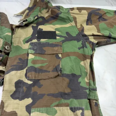 Lot of 3 VTG US Military M81 Woodland Camo BDU Combat Jacket Coat Large Regular