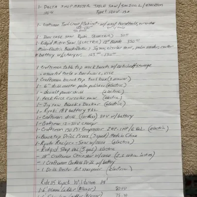 Estate sale photo