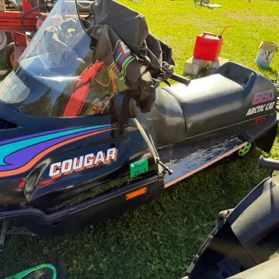 Sale Photo Thumbnail #17: Vintage Arctic Cat Cougar 550 snowmobile