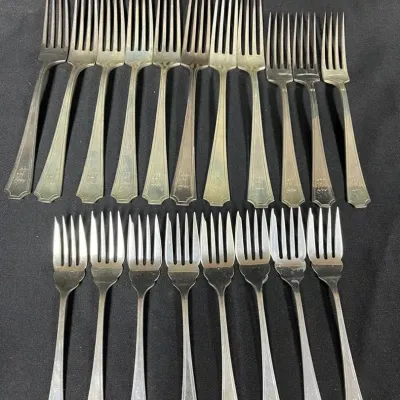 Sterling silver forks by birks