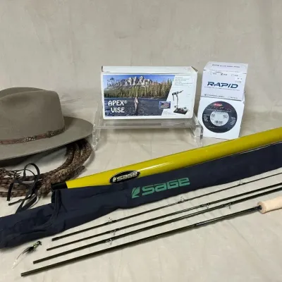 Sage fly rod apex vise fishing gear