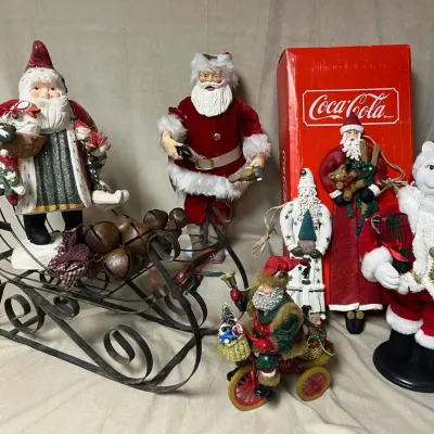 Coca cola santa christmas collection