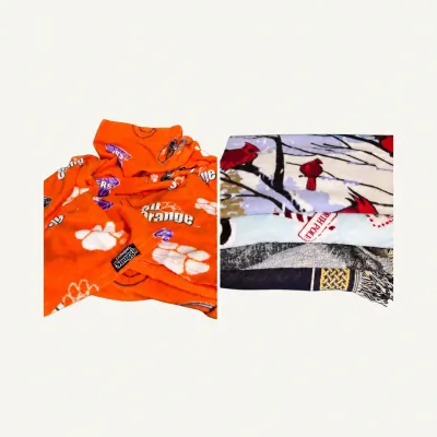 Throw Blankets & Clemson Snuggie - Woven & Fleece
