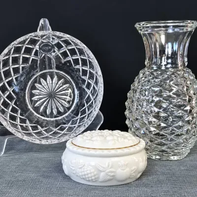Vintage Porcelain And Crystal Featuring Lenox 