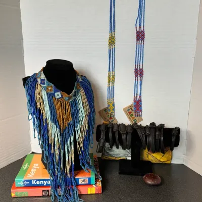 Kenyan Jewelry & Books