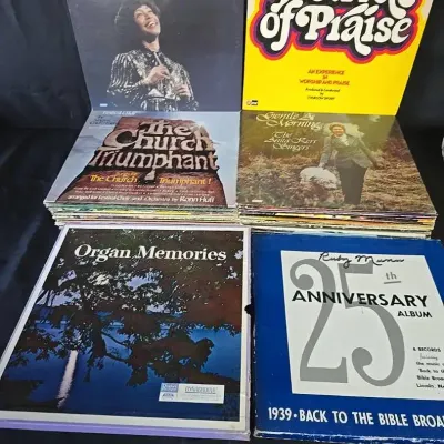 Vintage Gospel Record Albums - Set 2 Of 4