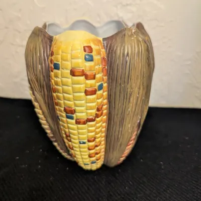 Vintage Ceramic Indian Corn Vase