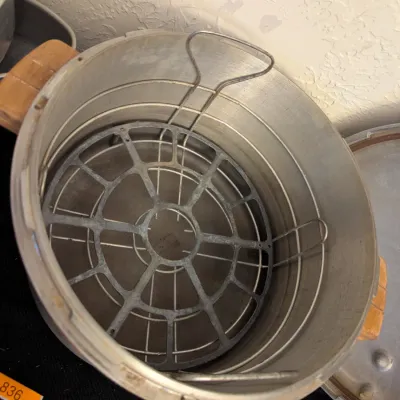 Vintage National Pressure Cooker Co. No. 5 Aluminum Canner with Inserts